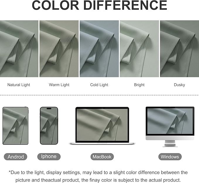 RYB HOME Extra Wide Outdoor Curtains - Image 9