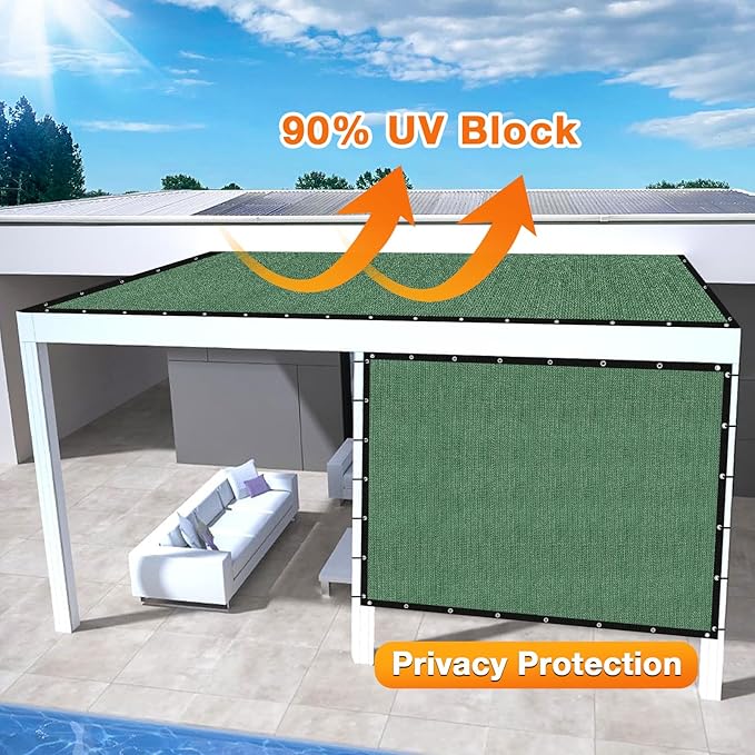 Artpuch Outdoor Pergola Shade Cover 14' X 24' Sun Shade Cloth - Image 3