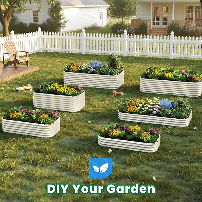 Quictent Galvanized Raised Garden Bed Kit, Strengthened by Crossbar - Image 7