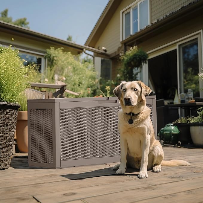 ROJIK Outdoor Storage Housing Deck Box - Image 6