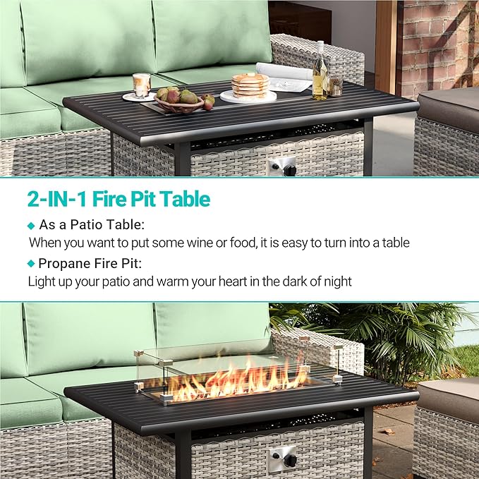 7-Piece Outdoor Patio Furniture Set - Image 6