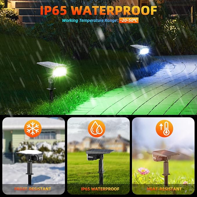 Color Solar Lights Outdoor Waterproof Spotlights - Image 2