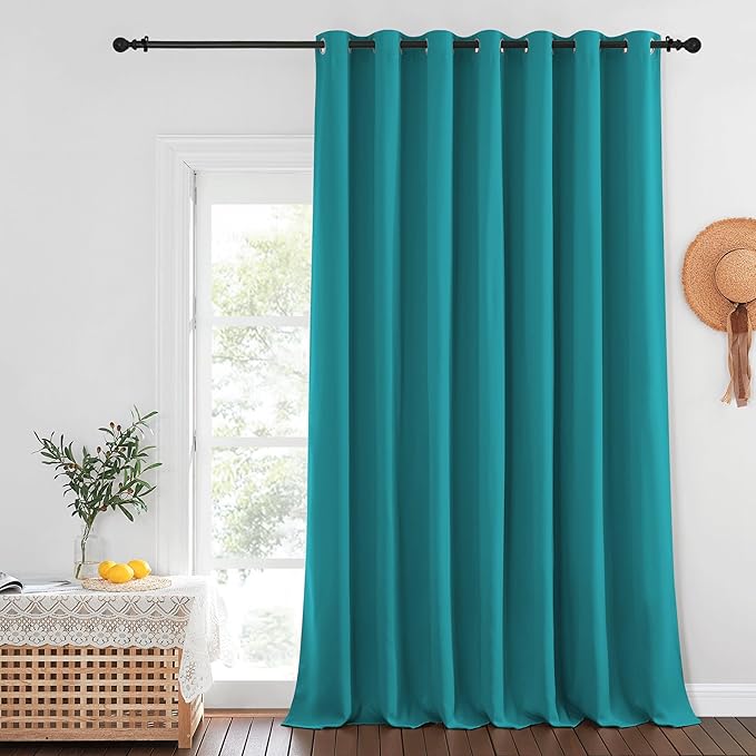 NICETOWN Patio Door Curtain Sound Blocking, Bedroom Privacy Room Divider Curtain by NICETOWN
