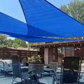 LOVE STORY 10'x10'x14' Right Triangle Sun Shade Sail Canopy UV Block Cover by LOVESTORY