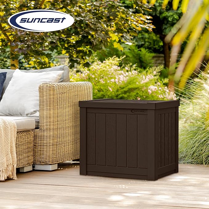 Suncast Small Outdoor Storage Box - Image 5