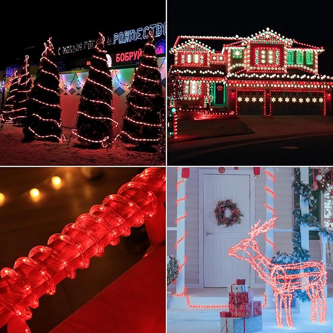150ft LED Rope Lights Outdoor, 1080 LED Connectable and Flexible Tube Lights - Image 8