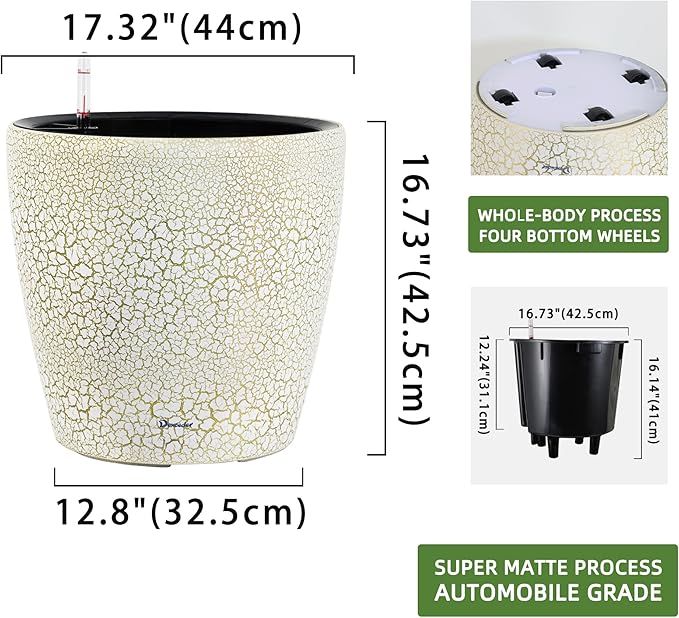 Dexceder 18x17 Self Watering Planter - Image 3