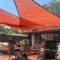 LOVE STORY Custom Size 19'x19'x19' Terra Red Sun Shade Sail Triangle Sunshade by LOVESTORY