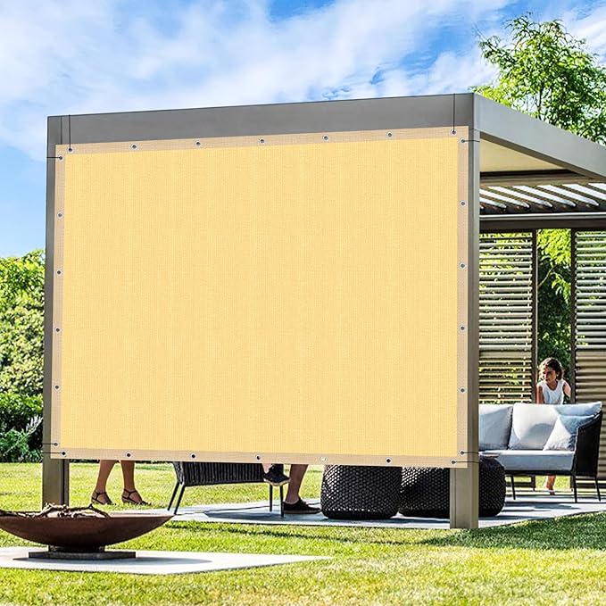 Artpuch Outdoor Pergola Shade Cover 6x6 FT Sun Shade Cloth by Artpuch