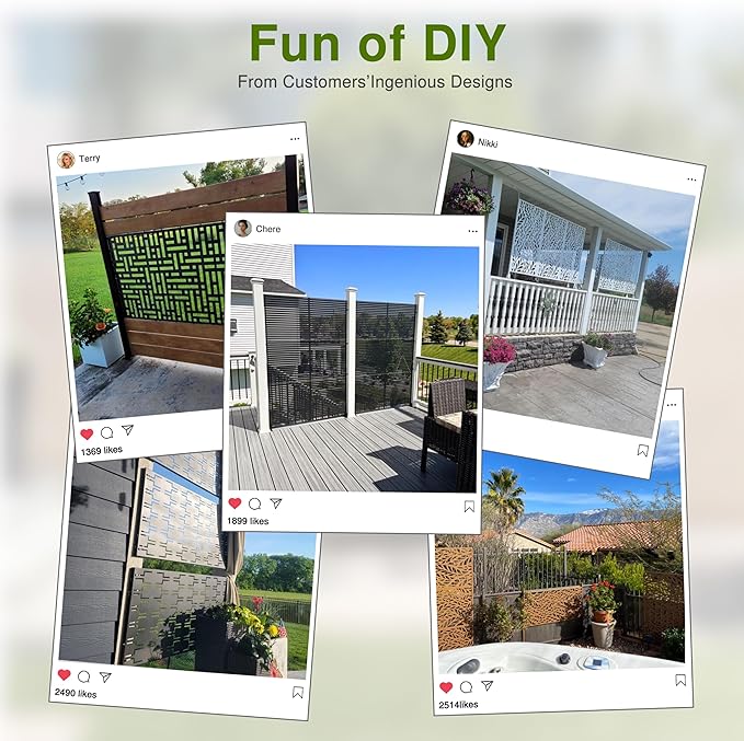 Casaphoria Metal Privacy Screen Outdoor - Image 8