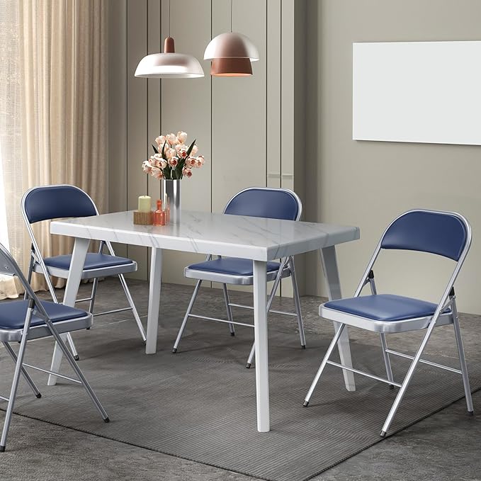 VINGLI 8 Pack Folding Chairs - Image 2