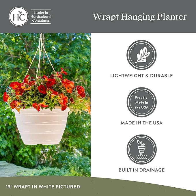 The HC Companies Wrapt Hanging Planters - Image 4