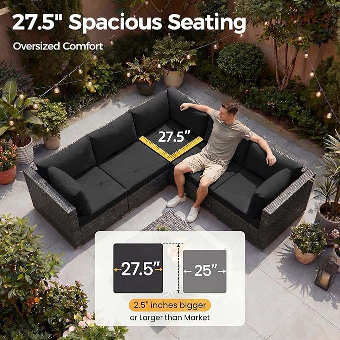NICESOUL 13 Piece Outdoor Sectional - Image 5