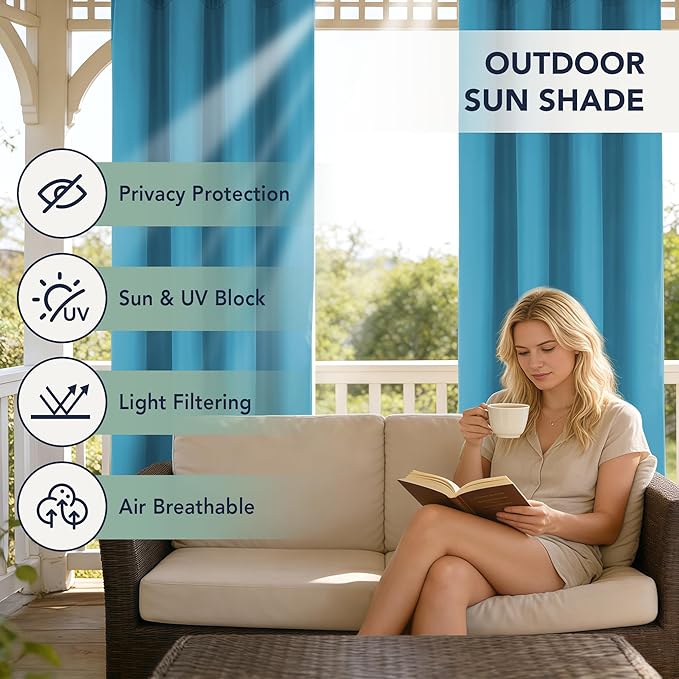 Outdoor Curtains for Patio Waterproof - Image 3