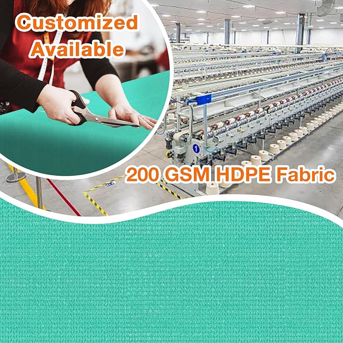 Artpuch Outdoor Pergola Shade Cover 8' X 15' Sun Shade Cloth - Image 2