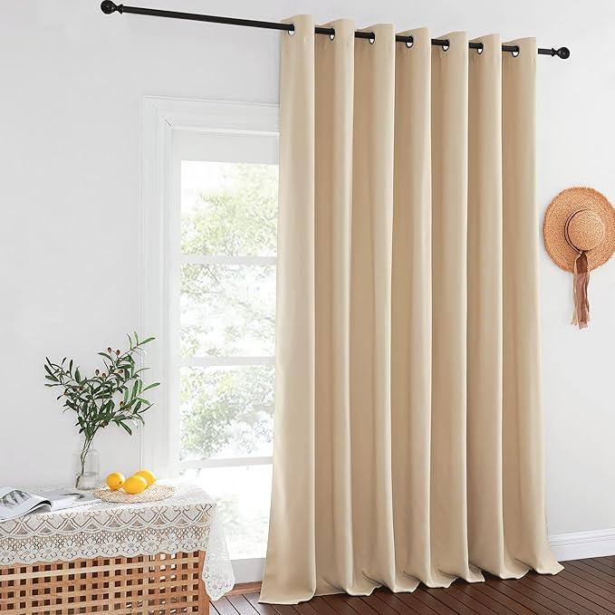 NICETOWN Room Darkening Extra Wide 102 inch Curtain, Grommet Thermal Curtain - Image 2