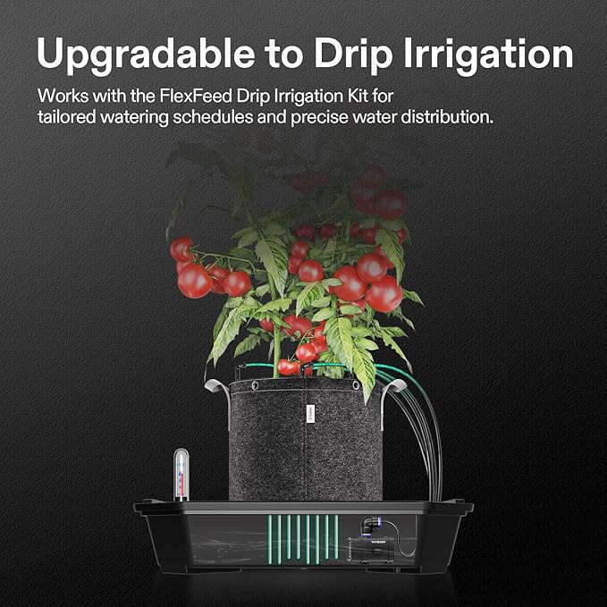 VIVOSUN 8-Pack FlexFeed Self-Watering Pots, Auto Irrigation Fabric Pot Base - Image 8