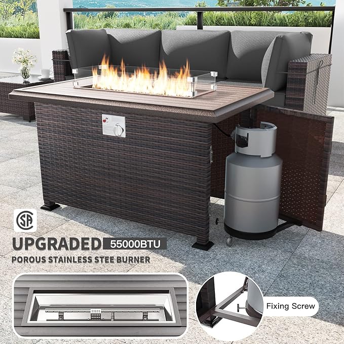 Kullavik 13 Pieces Outdoor Patio Furniture Set - Image 2