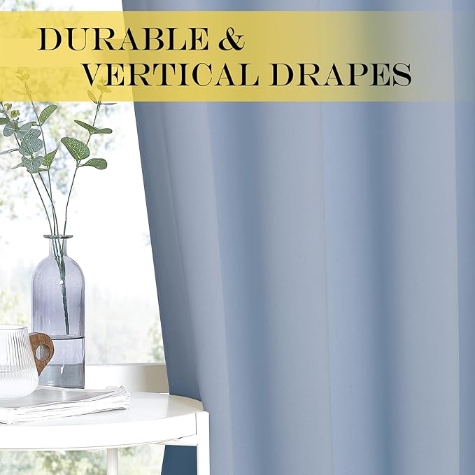 NICETOWN Blackout Doorway Curtain Drape 78 inch Long - Image 4
