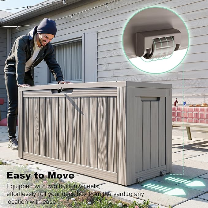 ROJIK Outdoor Storage Housing Deck Box - Image 3