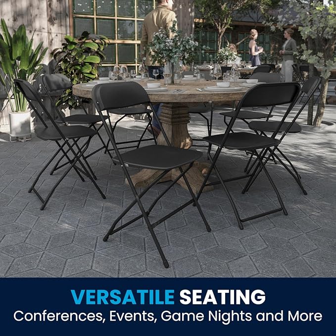 Flash Furniture Hercules Series Plastic Folding Chairs - Image 9