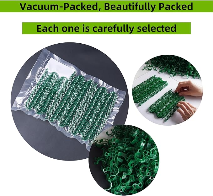 300 Pcs Plant Support Clips, Plastic Clips - Image 4