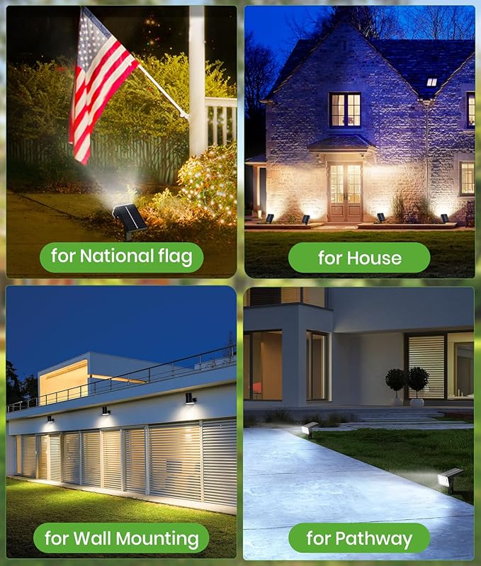 Bright Solar Spot Lights Outdoor, Solar Lights Outdoor Waterproof IP67 - Image 7