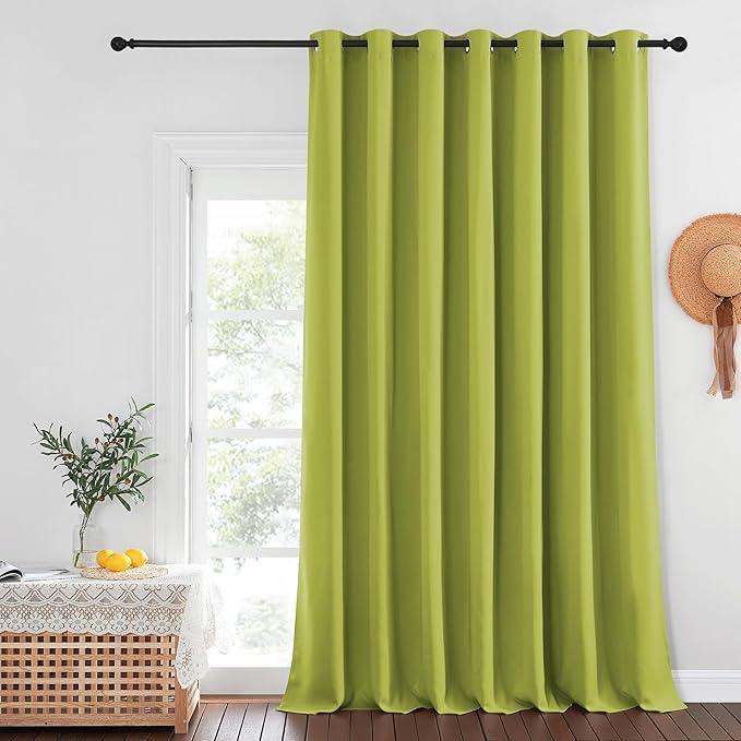 NICETOWN Blackout Curtains for Sliding Glass Door Room Divider Noise Reduce by NICETOWN