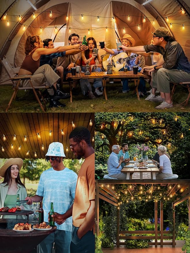 Svater Outdoor String Lights 50 FT, Patio Light - Image 4