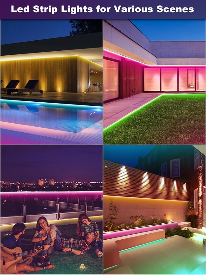 398ft Outdoor Led Strip Lights Waterproof, Ip68 Outside Led Light Strip - Image 5