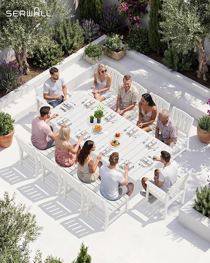 SERWALL Outdoor Expandable Dining Table 60" - Image 2