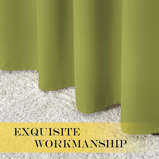 NICETOWN Bedroom Curtain Room Darkening Drapery 102 inches Length - Image 5
