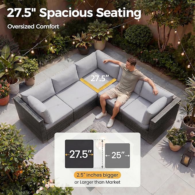 NICESOUL 9 Piece Patio Set - Image 6