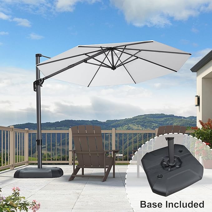 PURPLE LEAF 10 Feet Patio Umbrella - Image 2