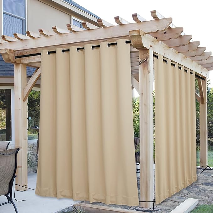 NICETOWN 2 Panels Outdoor Curtains - Image 7