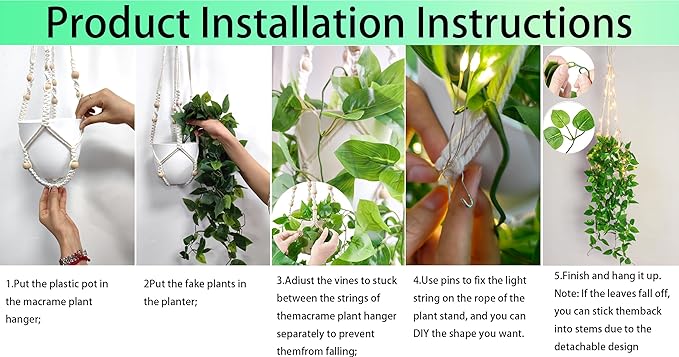Comtelek Fake Hanging Plants - Image 3