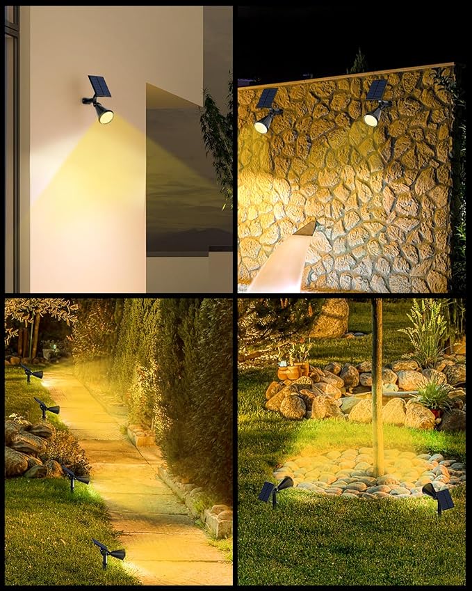 Solar Spot Lights Outdoor, 8 Pack Outdoor Solar Lights - Image 7