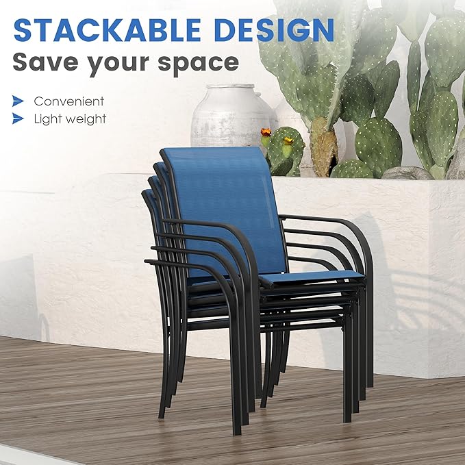 VICLLAX 5 Pieces Patio Dining Set - Image 2