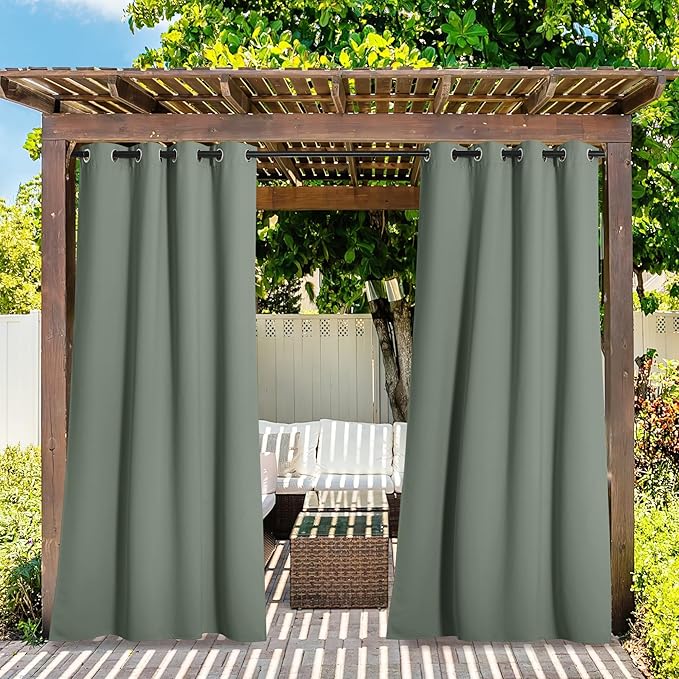 NICETOWN 2 Panels Patio Curtains - Image 2