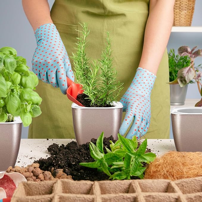 4 Pack Self Watering Pots 4-inch Decorative Flower Planters - Image 3