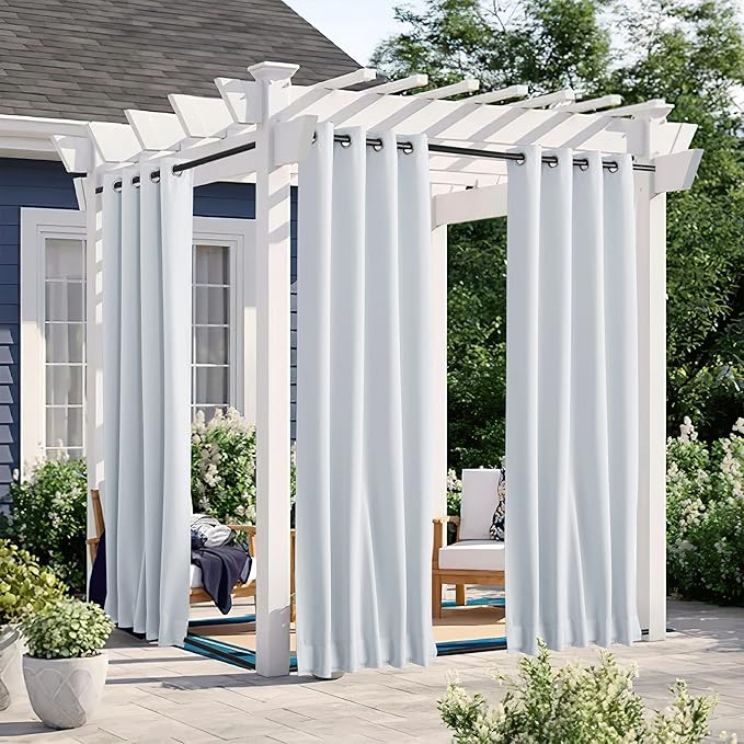NICETOWN 2 Panels Outdoor Curtains - Image 2