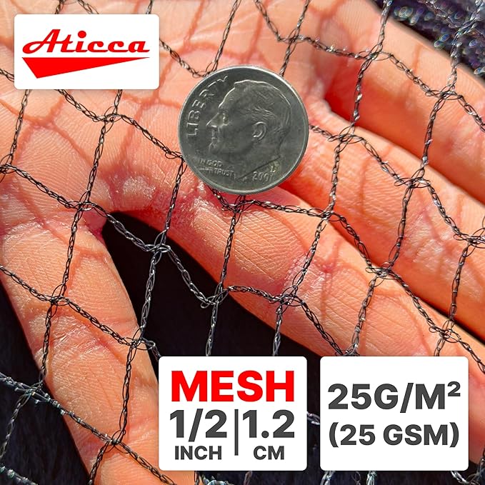 Heavy Duty Bird Netting for Garden Protection & Fruit Trees, 13x40 Ft - Image 3