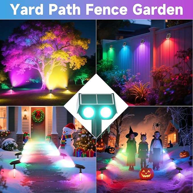 Color Changing Solar Spot Lights Outdoor - Image 8