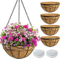 4 Pack 16 Inch Hanging Planters by KarlliuHOMEGARDEN