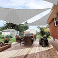 Patio Paradise 3' x 3' x 3' Sun Shade Sail Triangle Canopy Shade Cloth Fabric by Patio