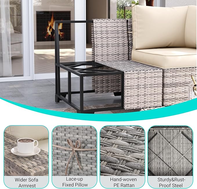 13-Piece Outdoor Patio Furniture Set - Image 4