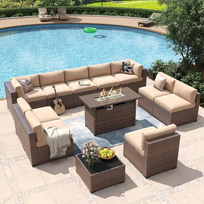 Aoxun 12 Piece Patio Furniture Set by Aoxun
