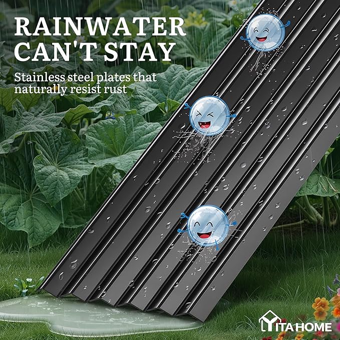 YITAHOME 2pcs 8x4x1.5 ft Galvanized Raised Garden Bed Kit, Large Metal Planter - Image 5