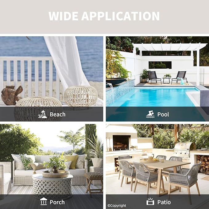 Outdoor Indoor Curtains W52 x L108 - Image 8