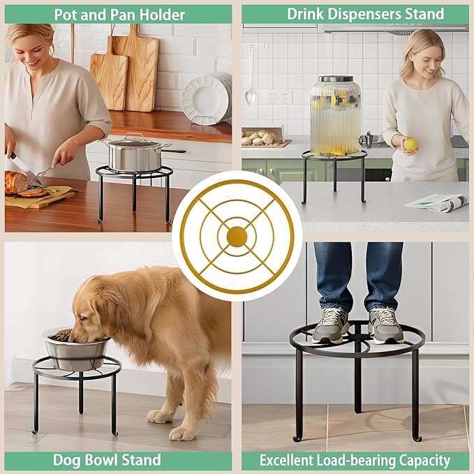 5 Pack Plant Stand Indoor Outdoor, Flower Pot Stand Plant Rack - Image 6